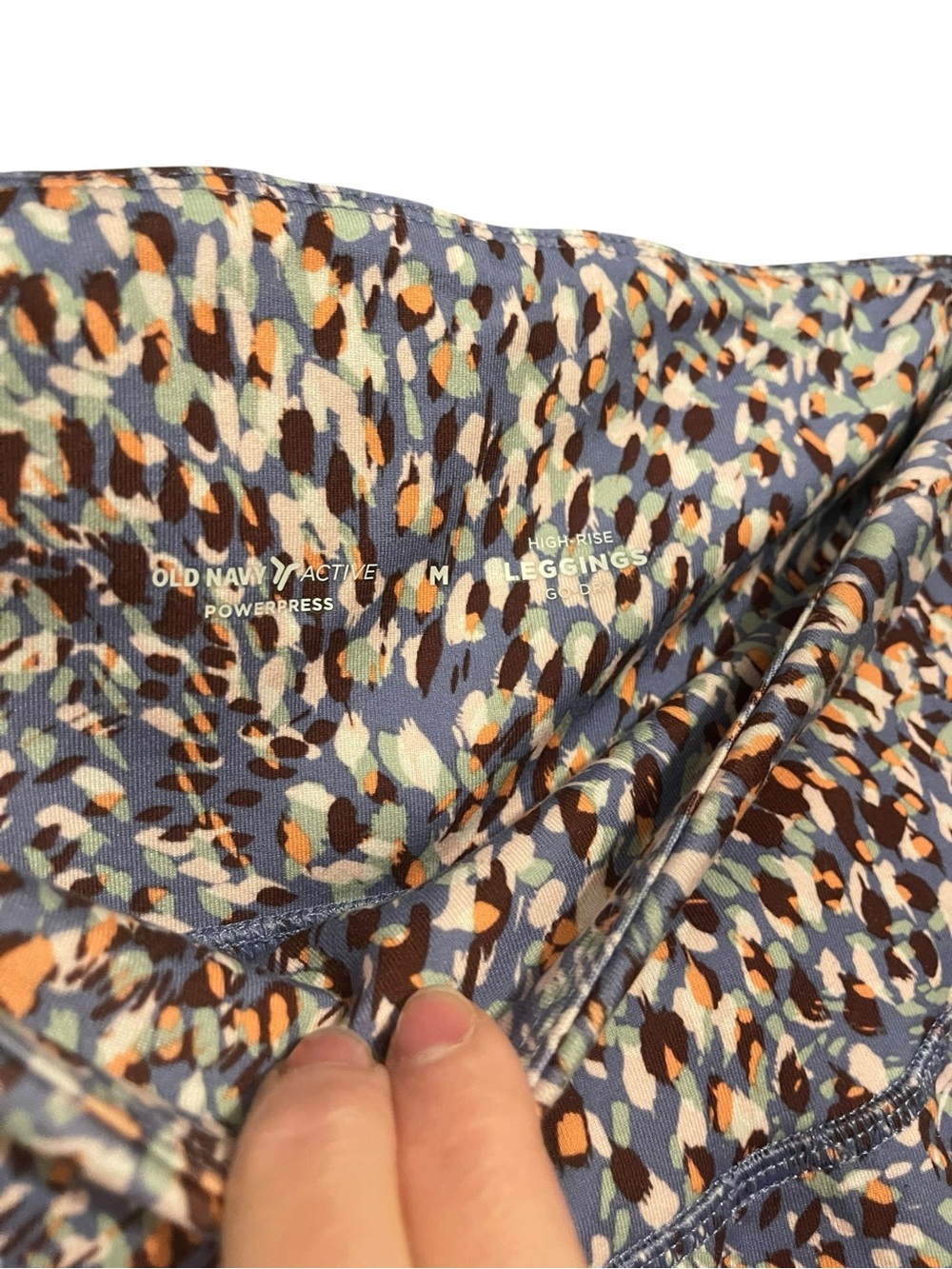 Old Navy Multi-Color Print High-Rise Leggings - Picture 3 of 5